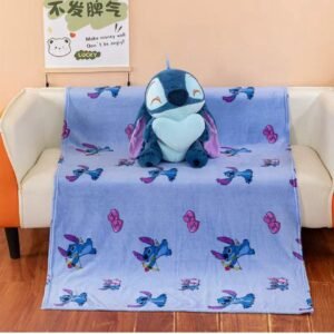 Muñeco stitch 2 en 1 con manta