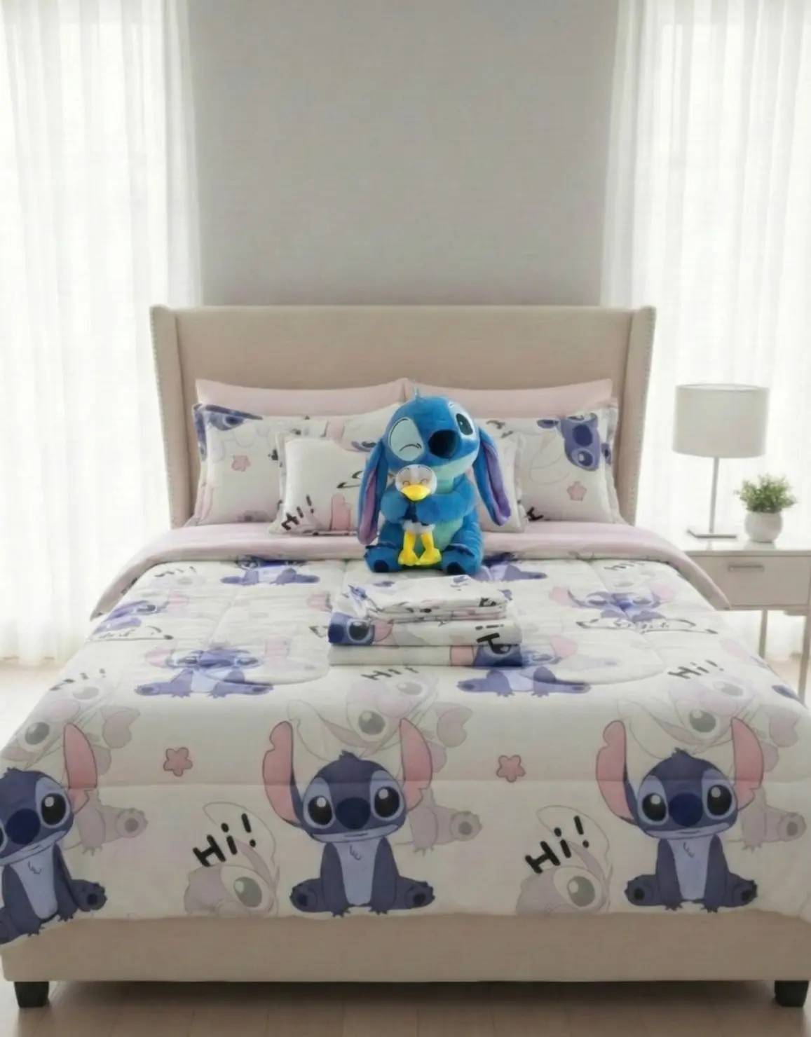 Combo Stitch Completo (EDREDÓN+ SÁBANAS Y MUÑECO)